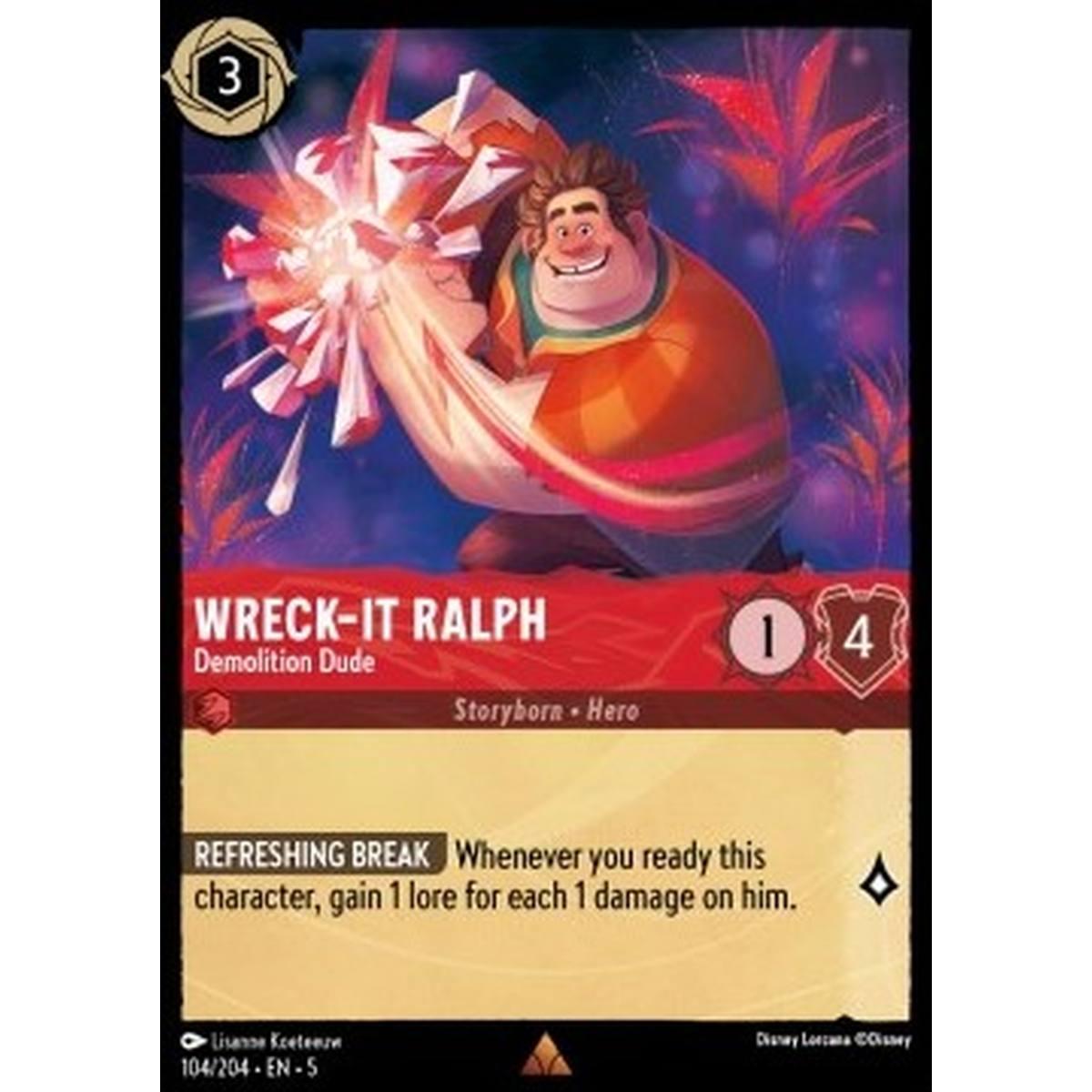 Wreck€It Ralph - Demolition Dude - Wreck€It Ralph - Demolition Dude - [5SSK] [NM]