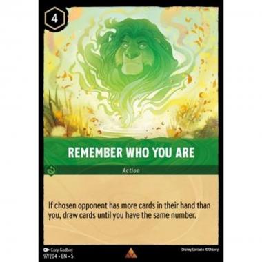 Remember Who You Are - Remember Who You Are - [5SSK] [NM] [Foil]