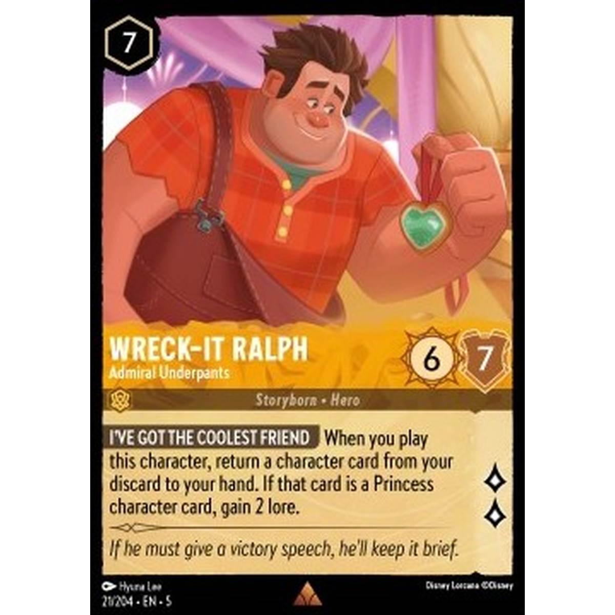 Wreck€It Ralph - Admiral Underpants - Wreck€It Ralph - Admiral Underpants - [5SSK] [NM] [Foil]