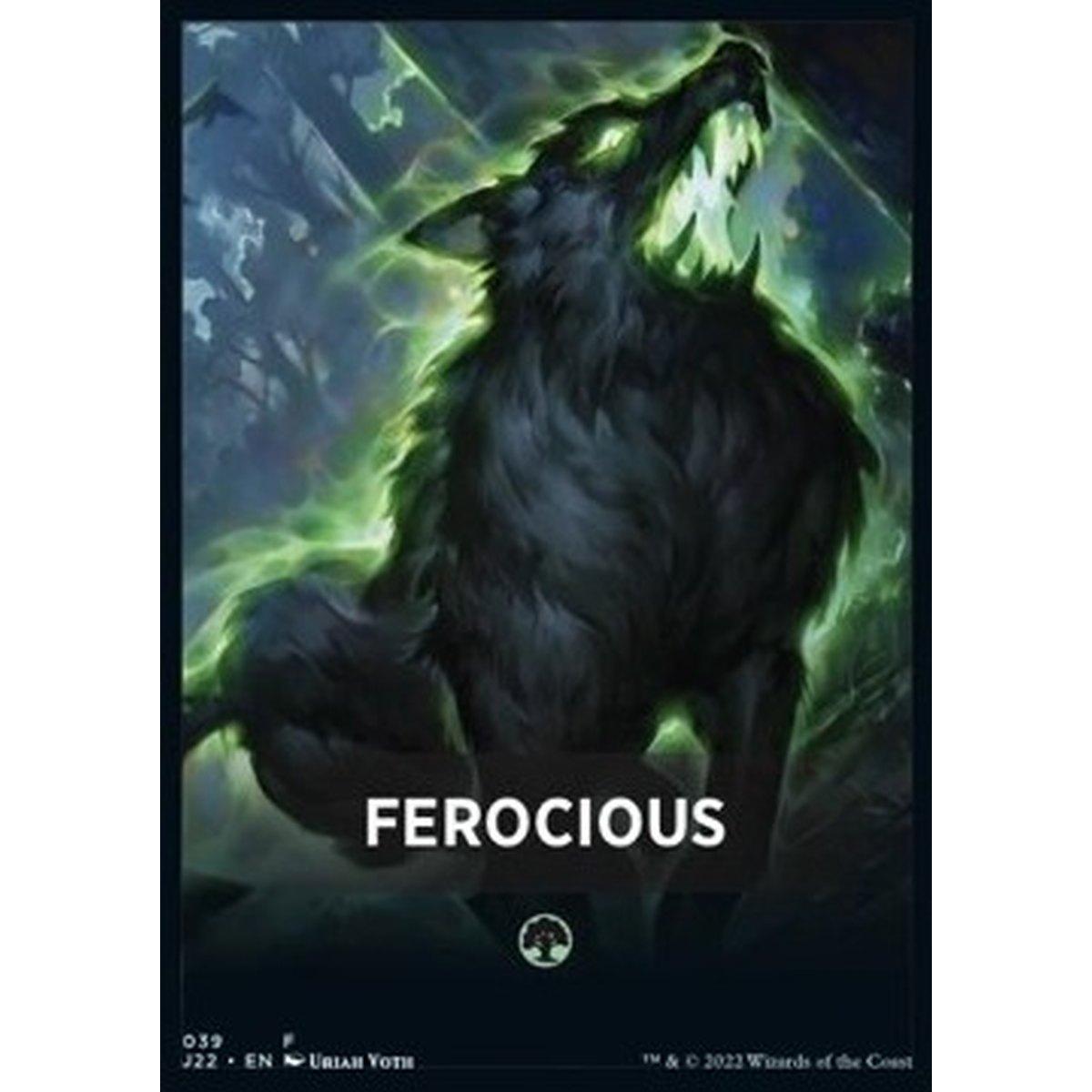 Jumpstart Pack Summary Card: Ferocious - Jumpstart Pack Summary Card: Ferocious - [J22] [NM]