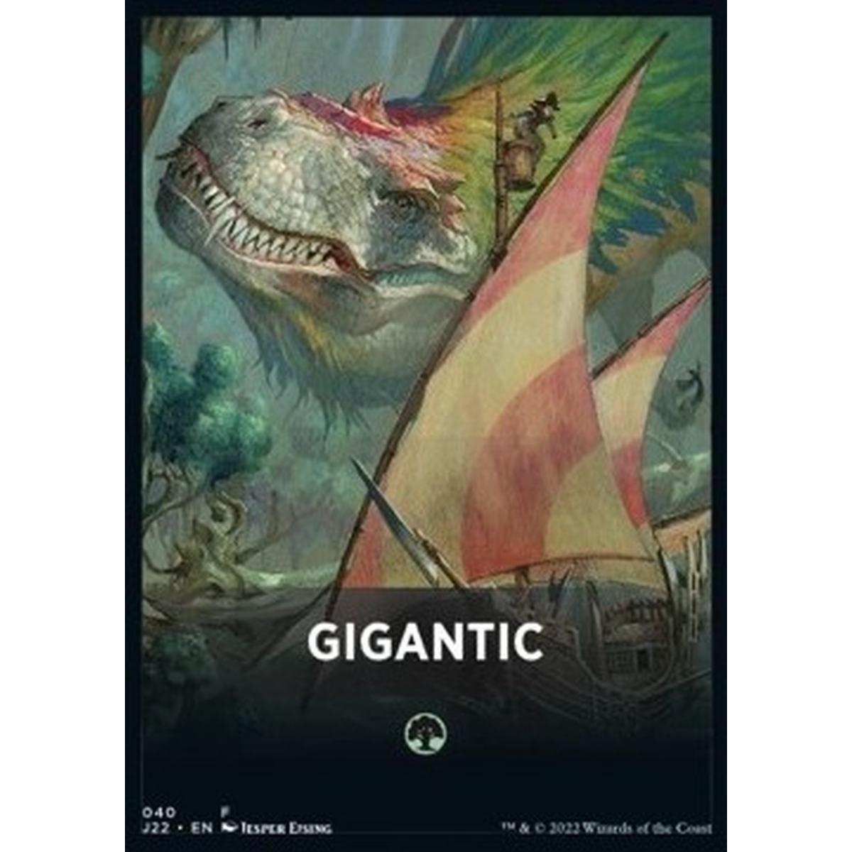 Jumpstart Pack Summary Card: Gigantic - Jumpstart Pack Summary Card: Gigantic - [J22] [NM]
