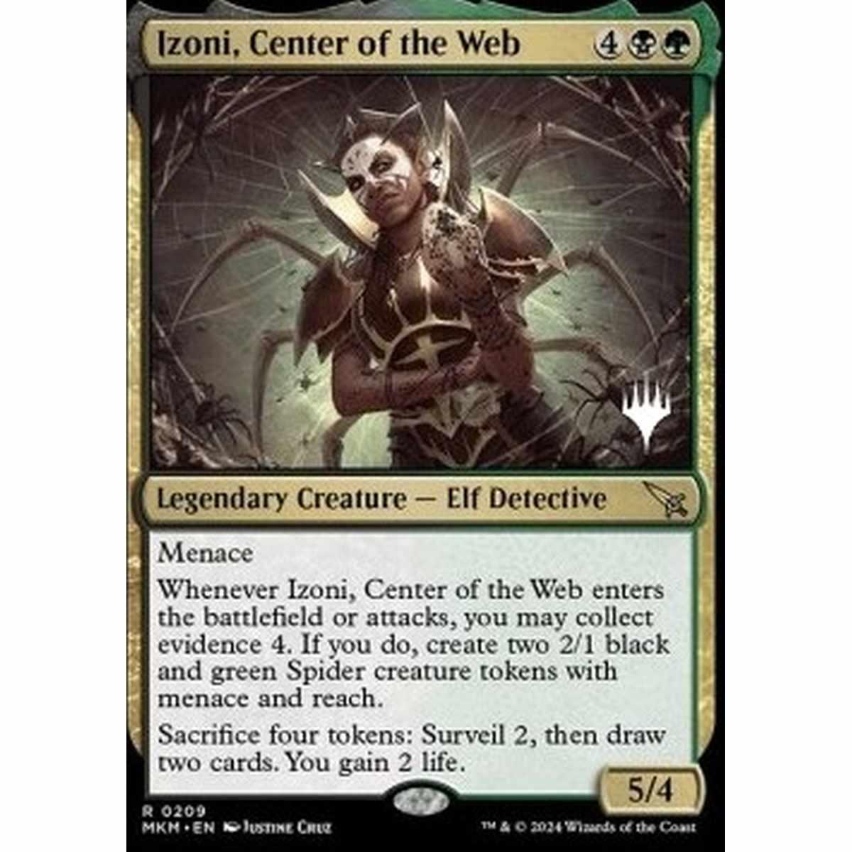 Izoni, Center of the Web (V.2) - Izoni, Esperta nel Tramare (V.2) - [PMKM] [NM] [Foil]