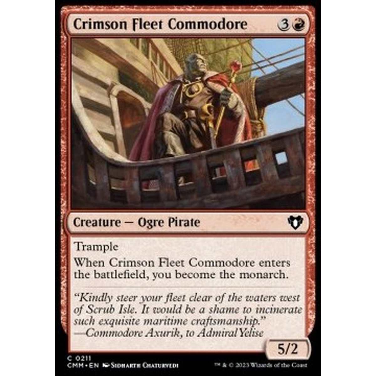 Crimson Fleet Commodore - Crimson Fleet Commodore - [CMM] [NM] [Foil]