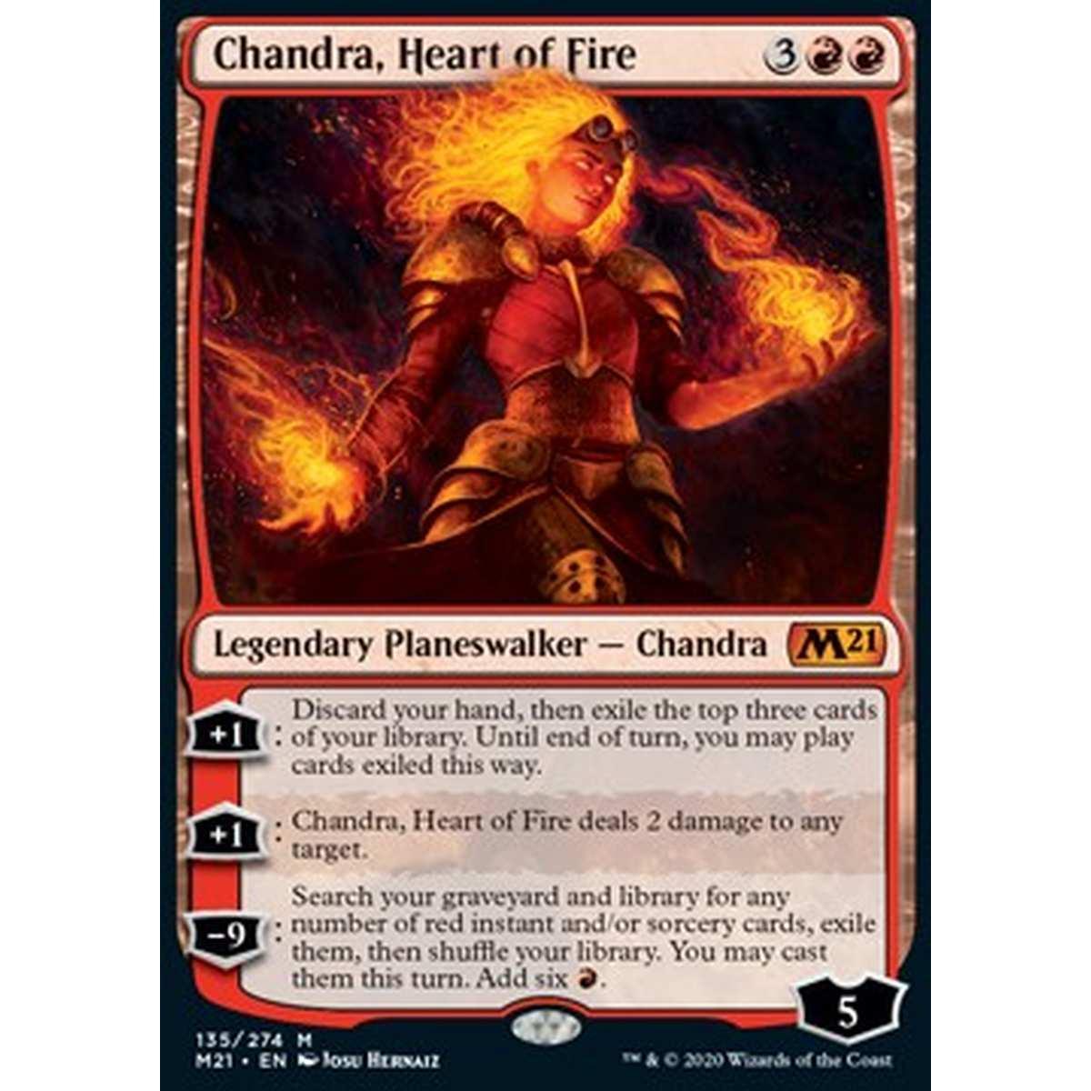 Chandra, Heart of Fire - Chandra, Heart of Fire - [M21] [NM] [Foil]