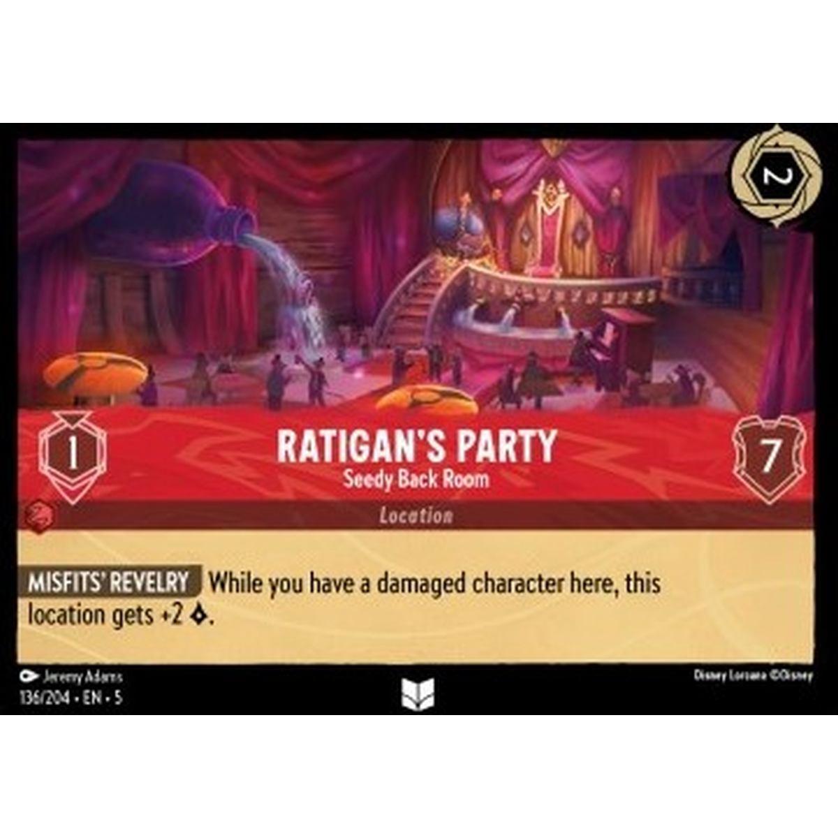 Ratigan's Party - Seedy Back Room (V.1) - Ratigan's Party - Seedy Back Room (V.1) - [5SSK] [NM] [Foil]