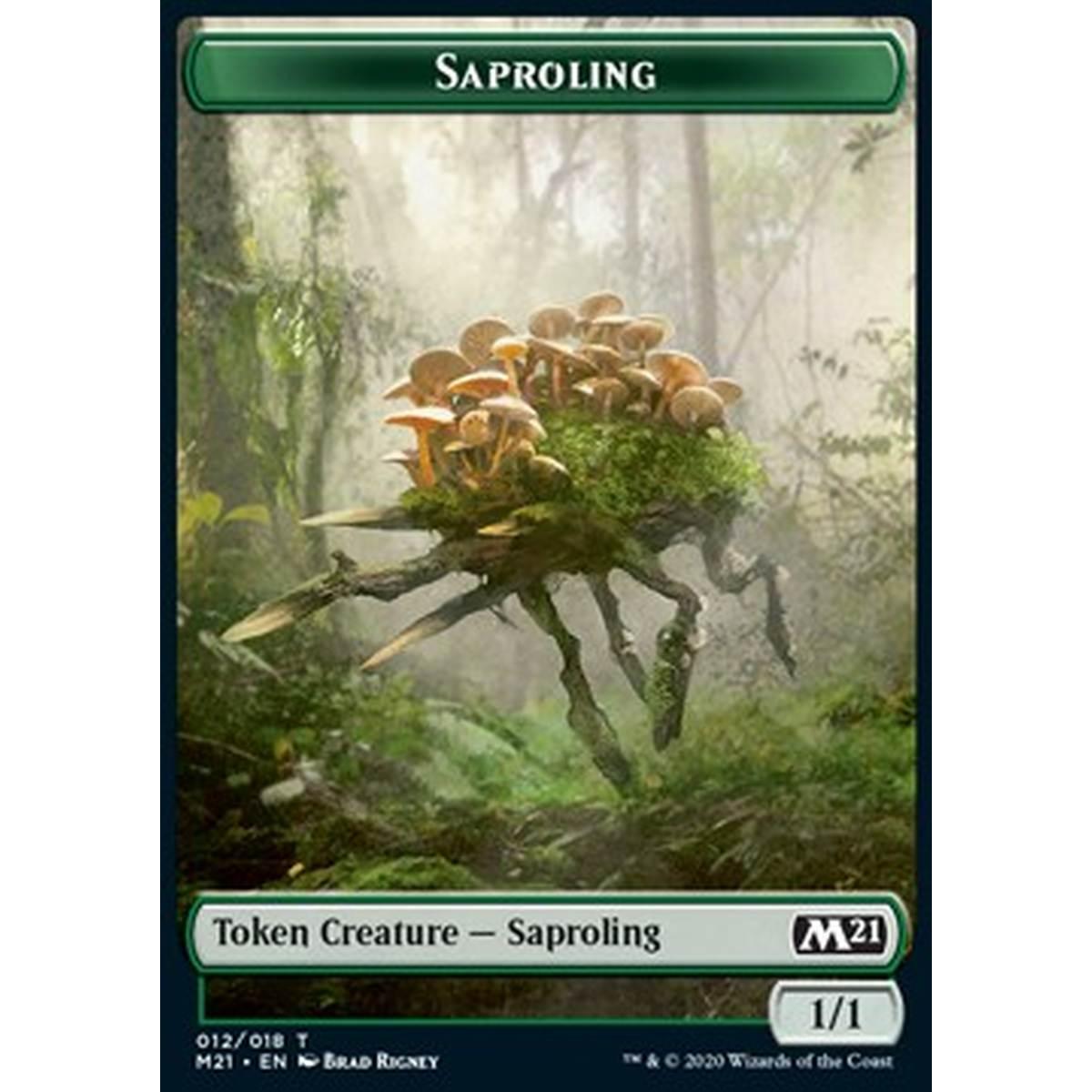 Saproling Token (Green 1/1) - Saproling Token (Green 1/1) - [XM21] [NM]