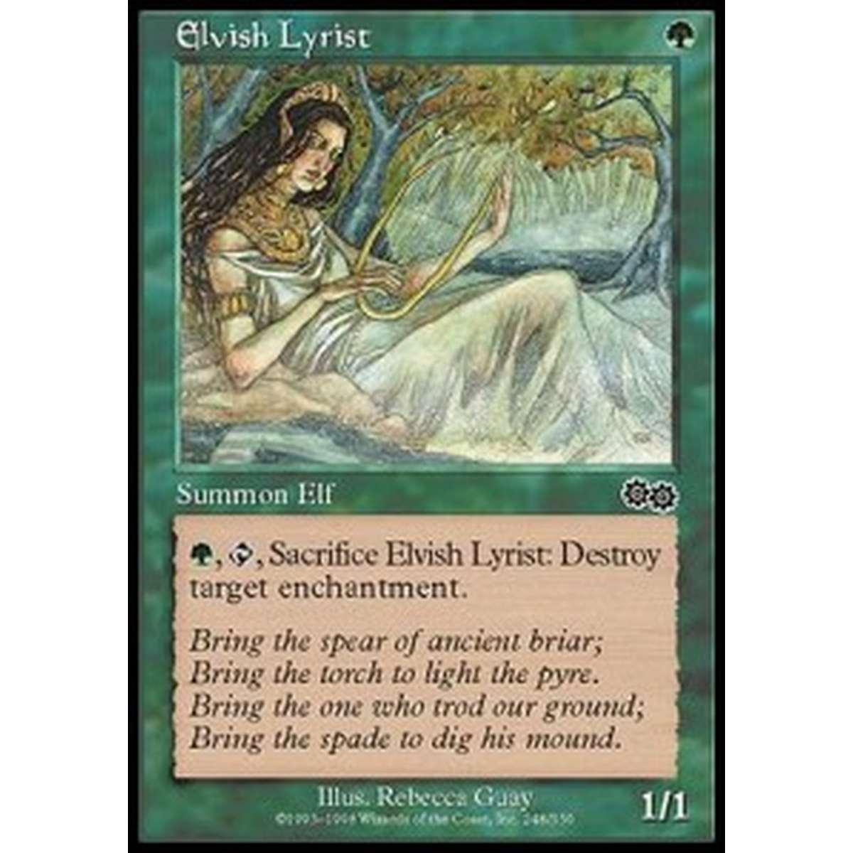 Elvish Lyrist - Lirico Elfico - [USG] [EX]
