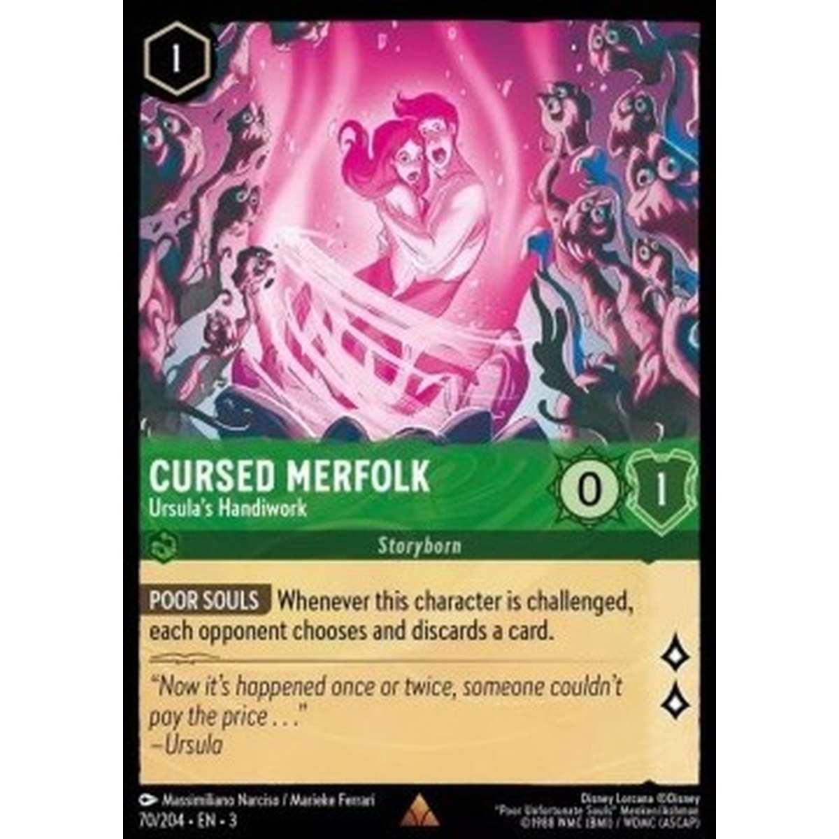 Cursed Merfolk - Ursula's Handiwork - Cursed Merfolk - Ursula's Handiwork - [3INK] [NM]