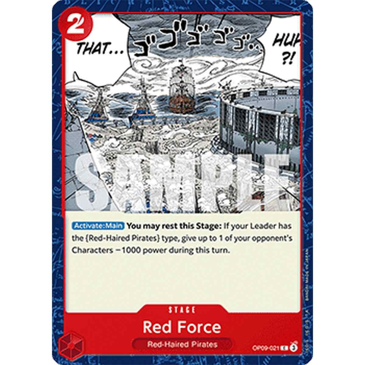 Red Force (OP09-021) - Red Force (OP09-021) - [OP09] [NM]
