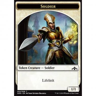 Soldier Token (White 1/1 Lifelink) - Soldier Token (White 1/1 Lifelink) - [GRN] [NM]
