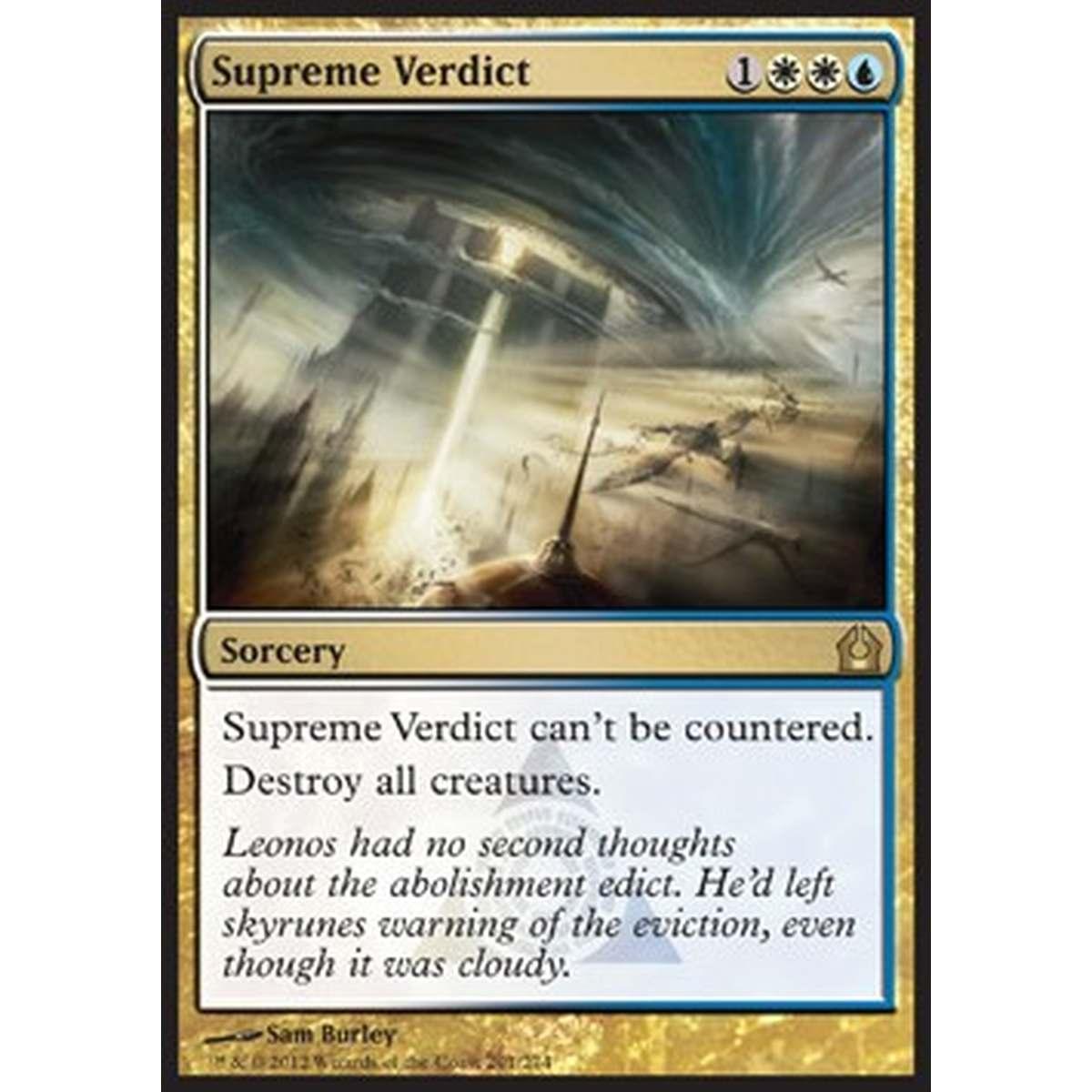 Supreme Verdict - Verdetto Supremo - [RTR] [EX]