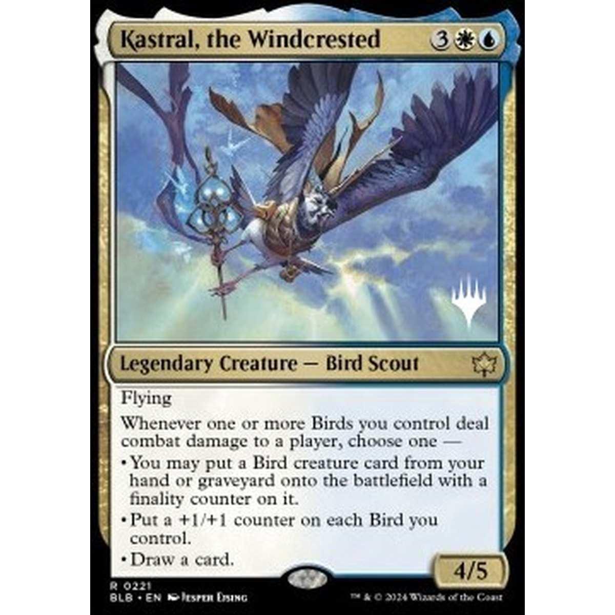 Kastral, the Windcrested (V.2) - Kastral, the Windcrested (V.2) - [PBLB] [NM] [Foil]