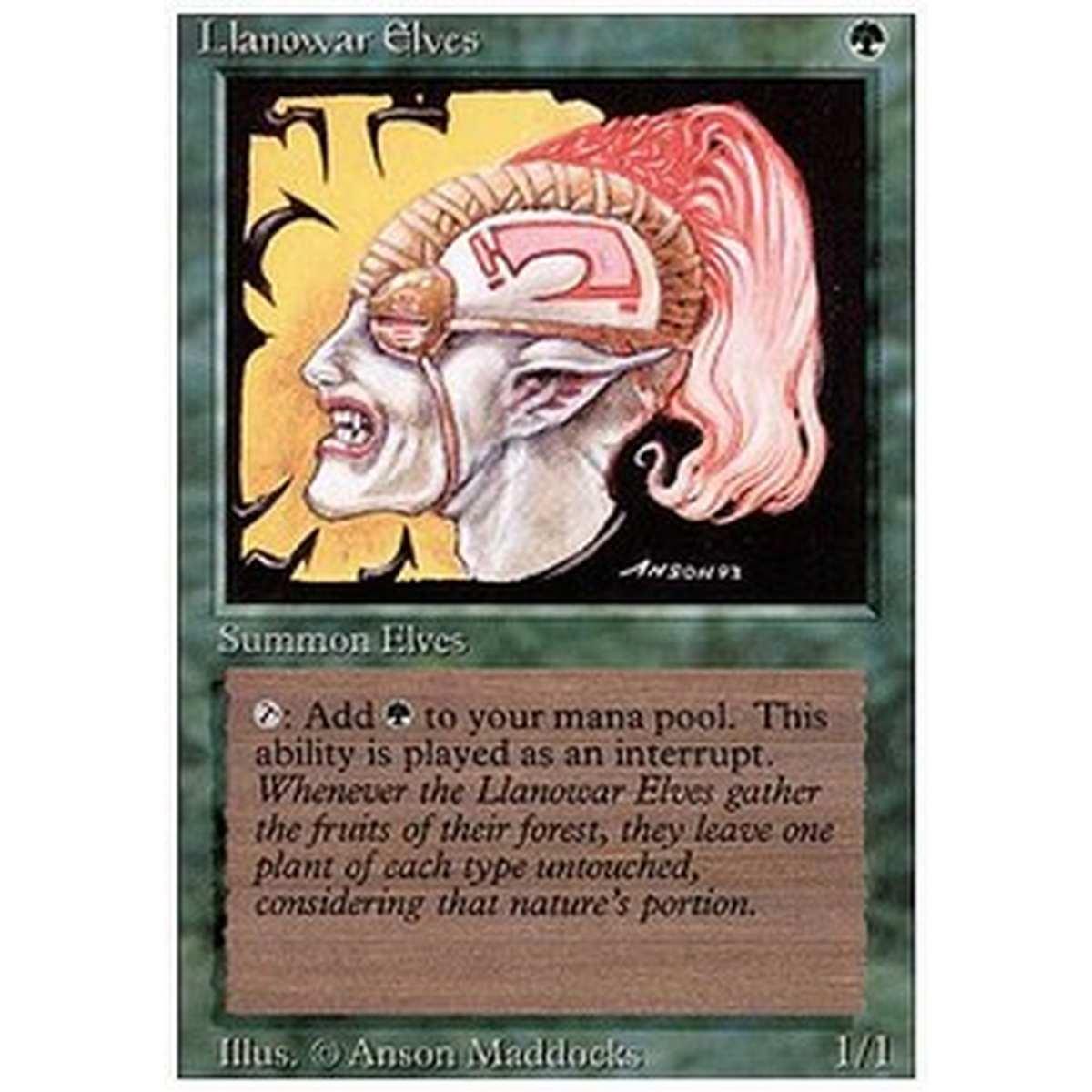 Llanowar Elves - Llanowar Elves - [3ED] [EX]