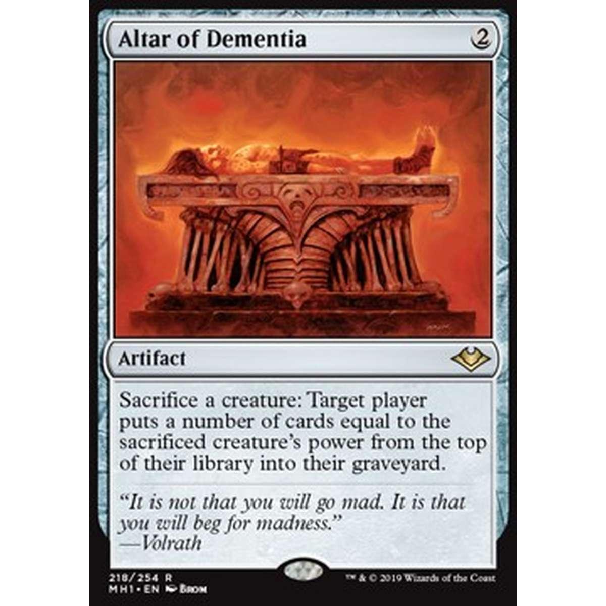 Altar of Dementia - Altar of Dementia - [MH1] [NM]