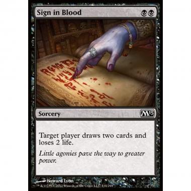 Sign in Blood - Firmare col Sangue - [M13] [NM]