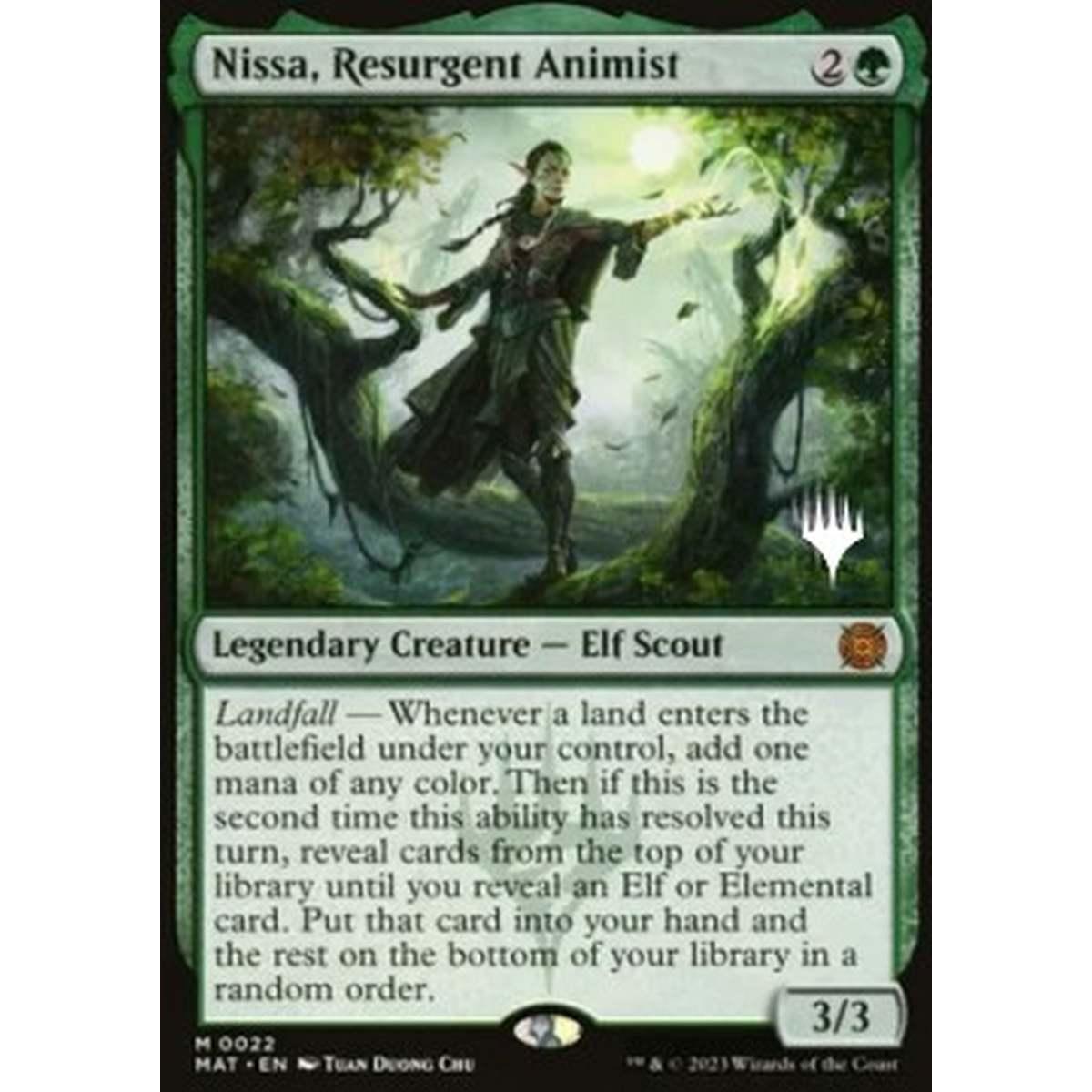 Nissa, Resurgent Animist - Nissa, Animista Rinascente - [PMKM] [NM] [Foil]