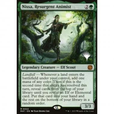 Nissa, Resurgent Animist - Nissa, Animista Rinascente - [PMKM] [NM] [Foil]