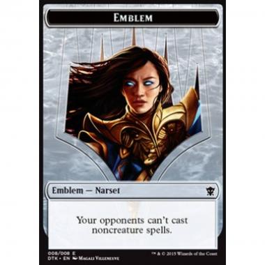 Narset Transcendent Emblem - Narset Transcendent Emblem - [DTK] [EX]