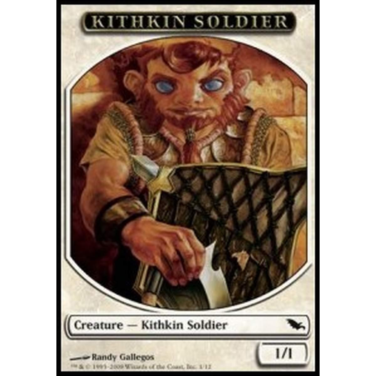 Kithkin Soldier Token (White 1/1) - Kithkin Soldier Token (White 1/1) - [SHM] [EX]