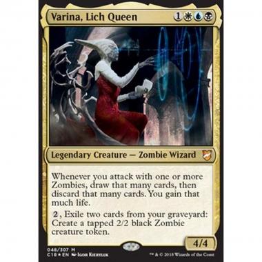 Varina, Lich Queen - Varina, Lich Queen - [C18] [NM] [Foil]