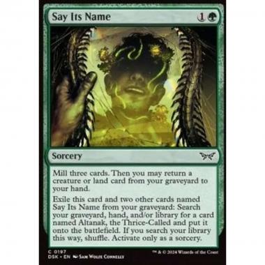 Say Its Name - Di' il Suo Nome - [DSK] [NM]