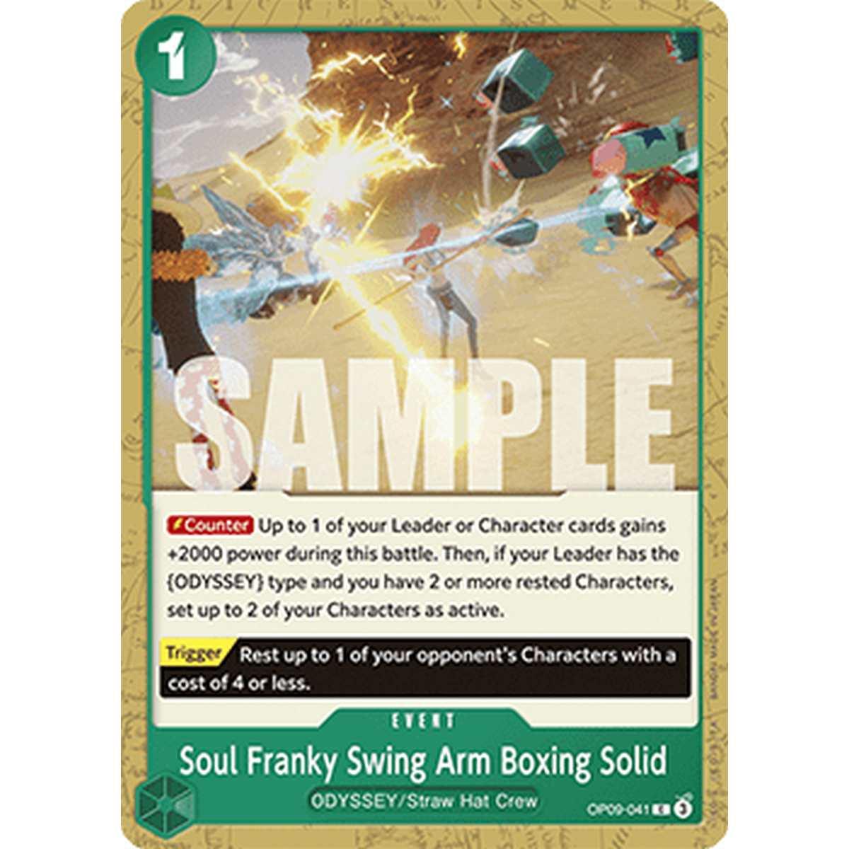 Soul Franky Swing Arm Boxing Solid (OP09-041) - Soul Franky Swing Arm Boxing Solid (OP09-041) - [OP09] [NM]