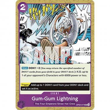Gum-Gum Lightning (OP09-077) - Gum-Gum Lightning (OP09-077) - [OP09] [NM]
