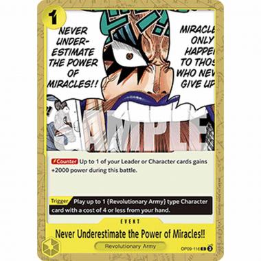 Never Underestimate the Power of Miracles!! (OP09-116) - Never Underestimate the Power of Miracles!! (OP09-116) - [OP09] [NM]
