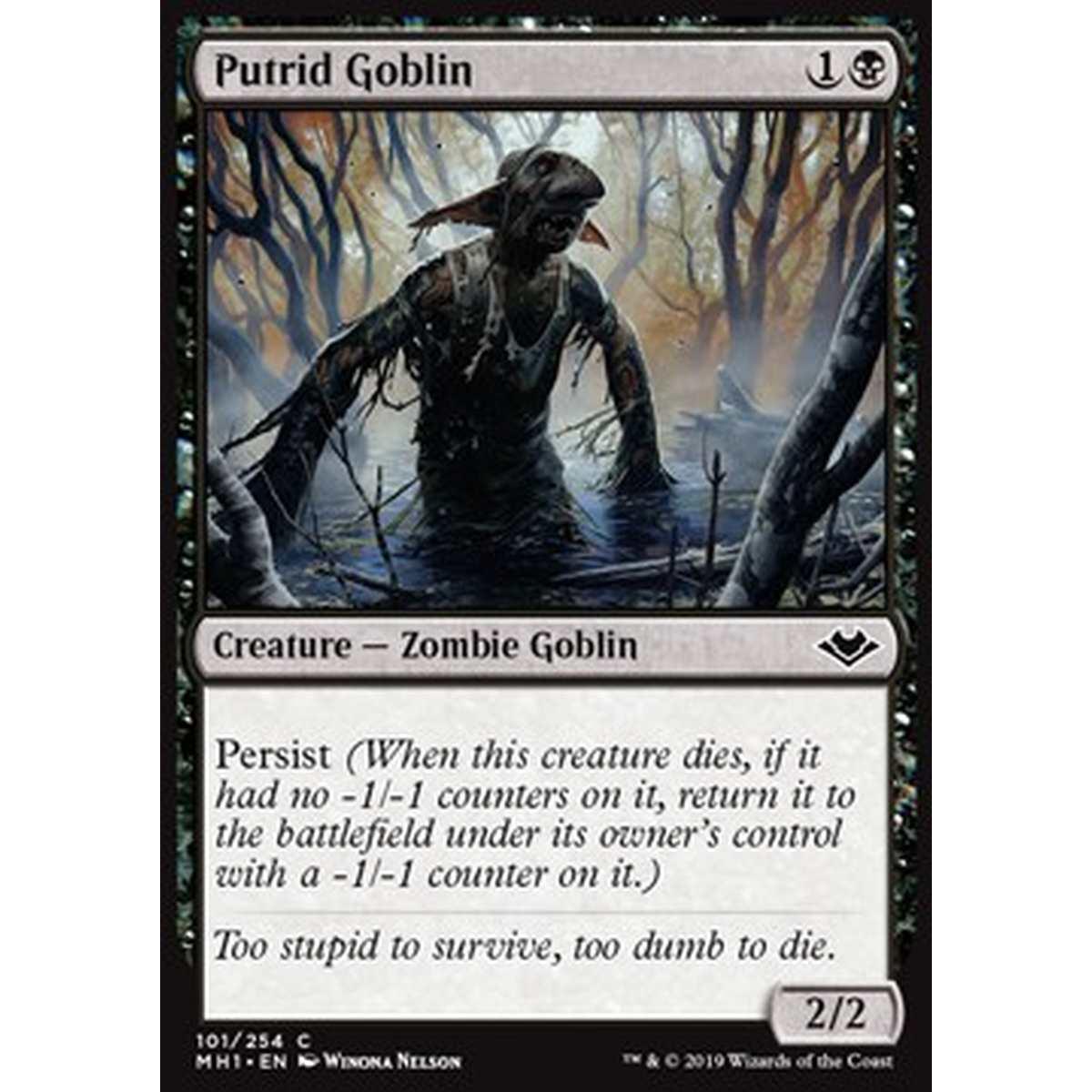 Putrid Goblin - Putrid Goblin - [MH1] [NM]
