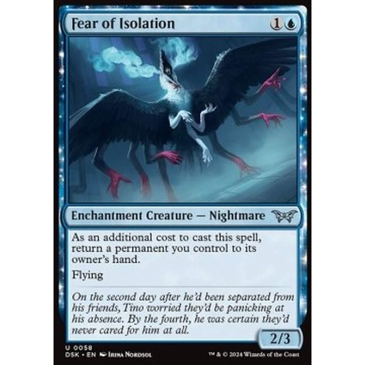 Fear of Isolation - Fear of Isolation - [DSK] [NM]