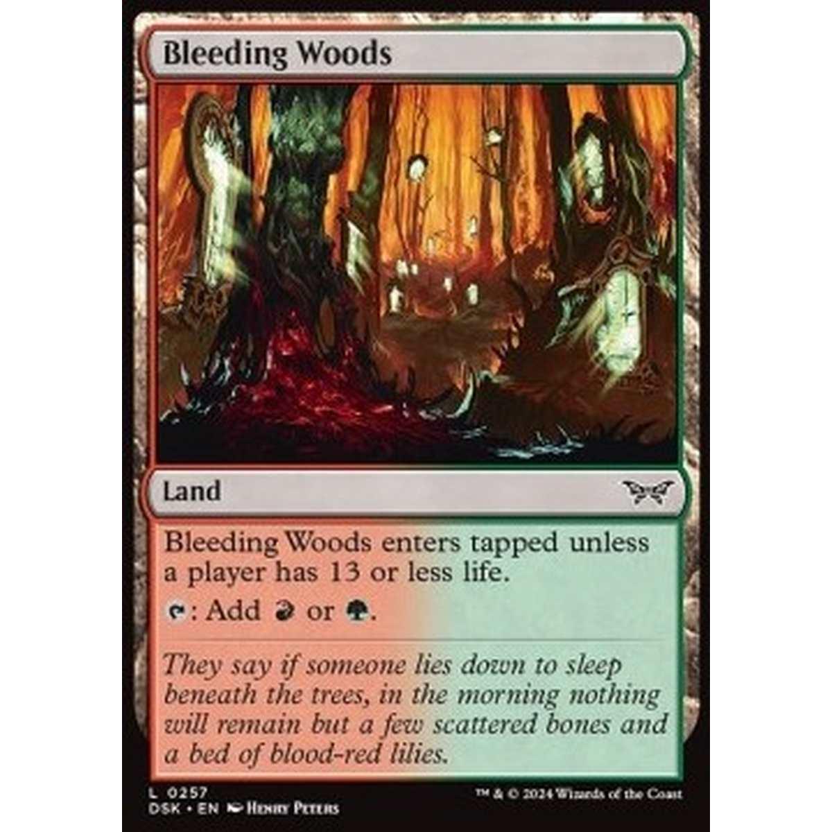 Bleeding Woods - Bleeding Woods - [DSK] [NM] [Foil]