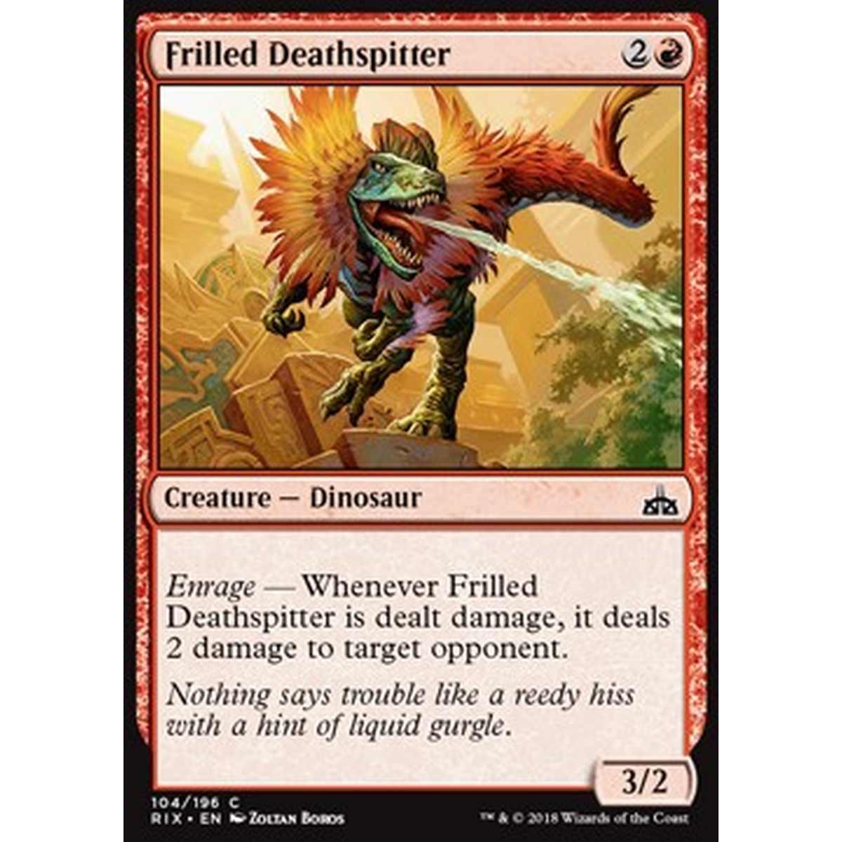 Frilled Deathspitter - Sputamorte dal Collarino - [RIX] [NM]