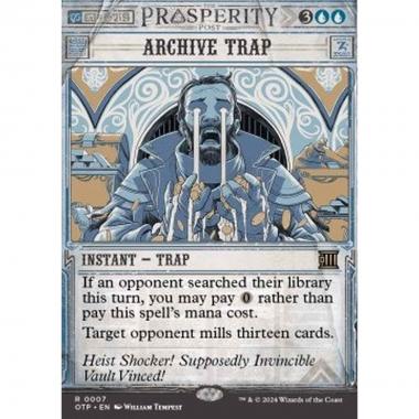 Archive Trap - Archive Trap - [OTP] [NM] [Foil]