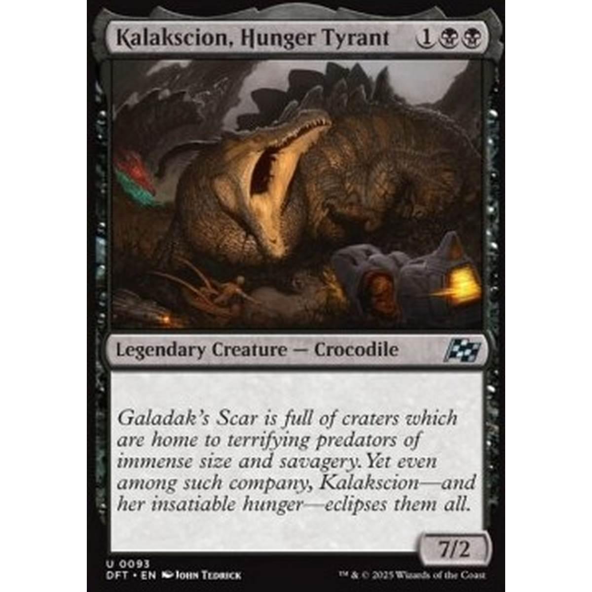 Kalakscion, Hunger Tyrant - Kalakscion, Hunger Tyrant - [DFT] [NM]