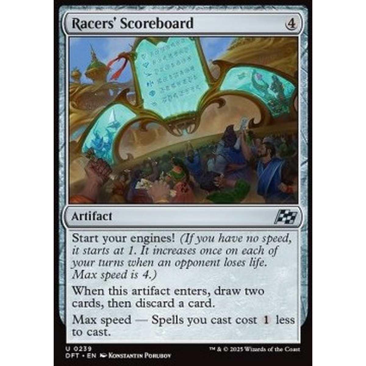 Racers' Scoreboard - Racers' Scoreboard - [DFT] [NM]