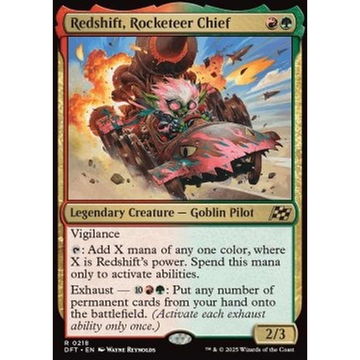 Redshift, Rocketeer Chief - Redshift, Rocketeer Chief - [DFT] [NM]
