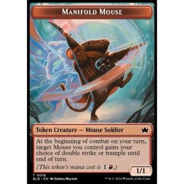 Manifold Mouse Token (Red 1/1) - Manifold Mouse Token (Red 1/1) - [TBLB] [NM]