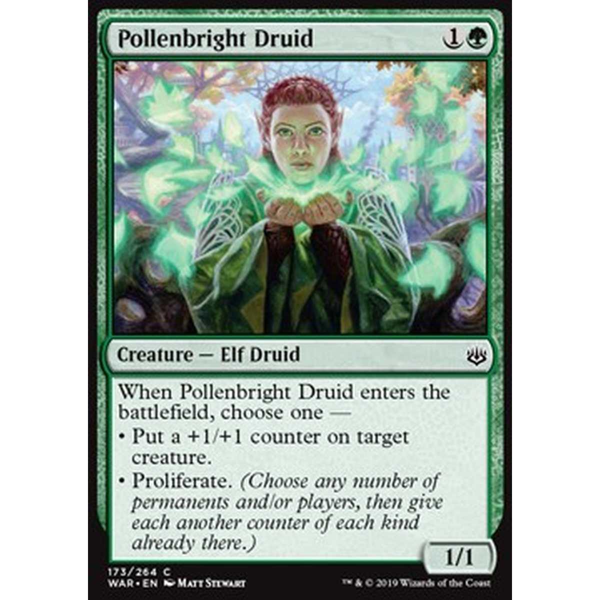 Pollenbright Druid - Druida dello Splendipolline - [WAR] [NM]