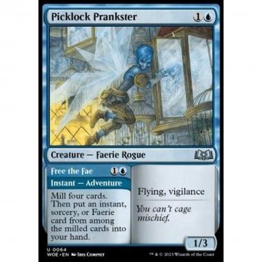 Picklock Prankster // Free the Fae - Picklock Prankster // Free the Fae - [WOE] [NM]