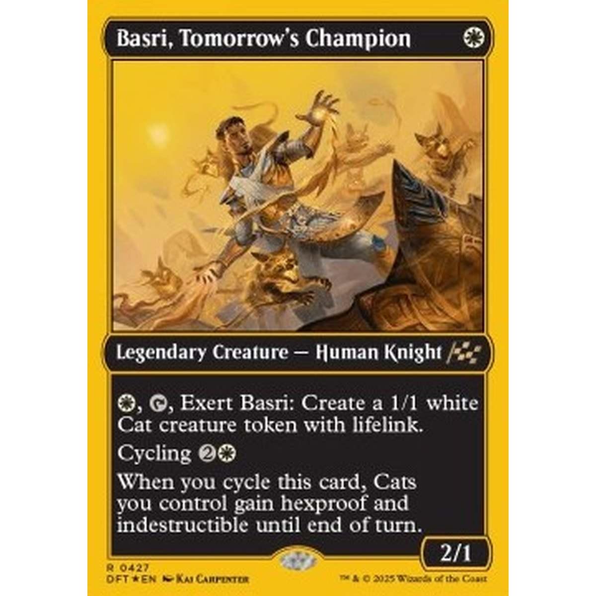 Basri, Tomorrow's Champion - Basri, Tomorrow's Champion - [DFTFP] [NM] [Foil]