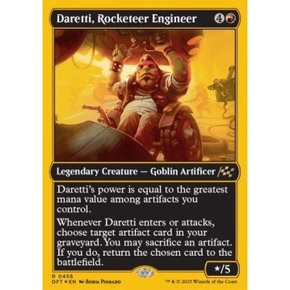 Daretti, Rocketeer Engineer - Daretti, Rocketeer Engineer - [DFTFP] [NM] [Foil]
