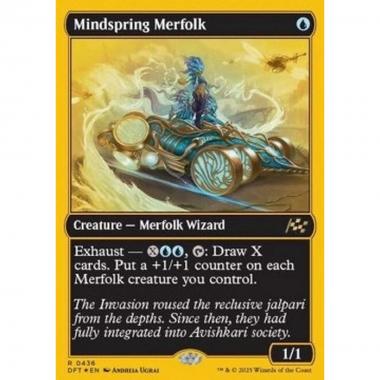 Mindspring Merfolk (V.1) - Mindspring Merfolk (V.1) - [DFTFP] [NM] [Foil]