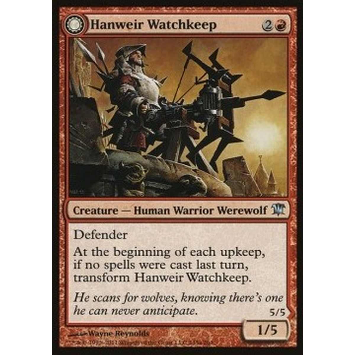 Hanweir Watchkeep / Bane of Hanweir - Sentinella di Hanweir / Flagello di Hanweir - [ISD] [NM]