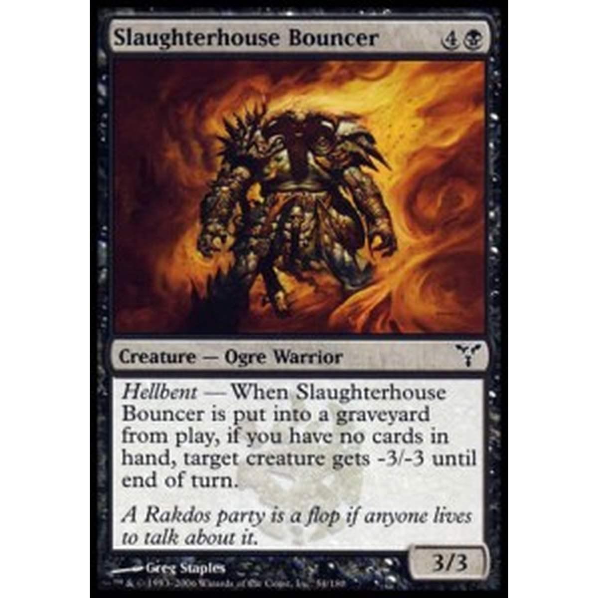 Slaughterhouse Bouncer - Buttafuori del Mattatoio - [DIS] [NM]