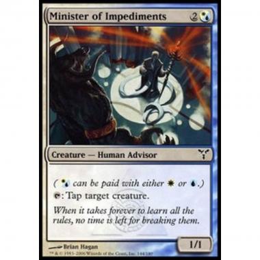Minister of Impediments - Ministro degli Impedimenti - [DIS] [NM]