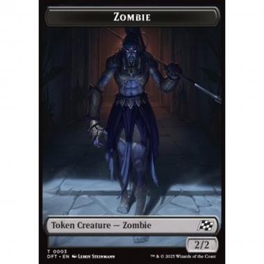 Zombie Token (B 2/2) // Elephant Token (G 3/3) - Zombie Token (B 2/2) // Elephant Token (G 3/3) - [DFTT] [NM]