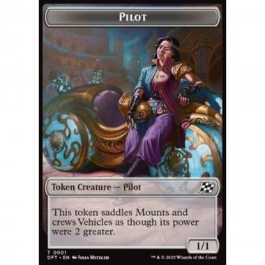 Pilot Token (C 1/1) // Treasure Token - Pilot Token (C 1/1) // Treasure Token - [DFTT] [NM]