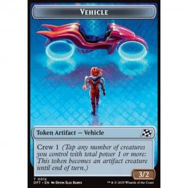 Vehicle Token (A 3/2) // Chandra, Spark Hunter Emblem - Vehicle Token (A 3/2) // Chandra, Spark Hunter Emblem - [DFTT] [NM]
