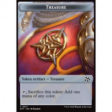 Treasure Token // Thopter Token (A 1/1) - Treasure Token // Thopter Token (A 1/1) - [DFTT] [NM]