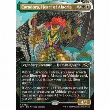 Caradora, Heart of Alacria - Caradora, Heart of Alacria - [DFTX] [NM] [Foil]